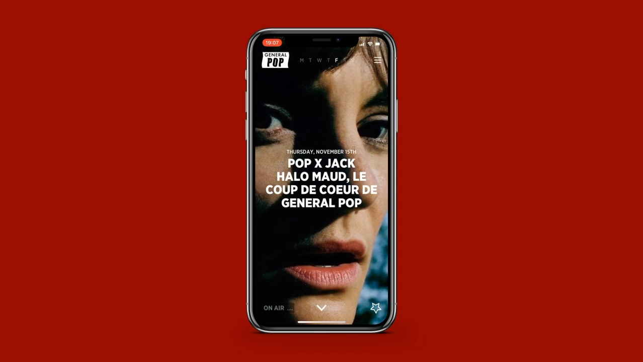 General Pop website screenshot